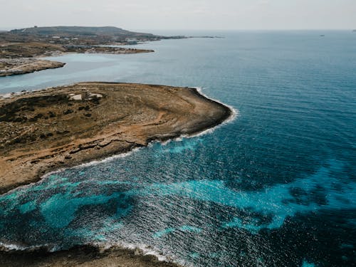 Malta Coastline with Turquoise Waters